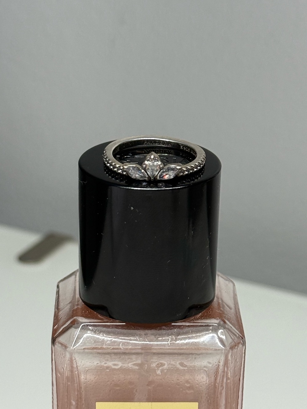 PANDORA Sparkling Herbarium Cluster Ring - size 6